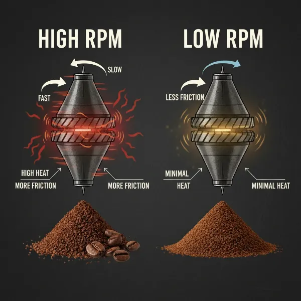 RPM and Heat: Unlocking Optimal Coffee Flavor Through Grinding Speed