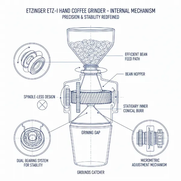 Review: Etzinger etz-I Hand Grinder – A Deep Dive into Unique Design and Performance